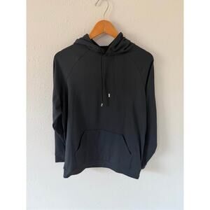 Grayson & Dunn Golf Performance Pullover Hoodie Mens Medium Black Pockets UPF